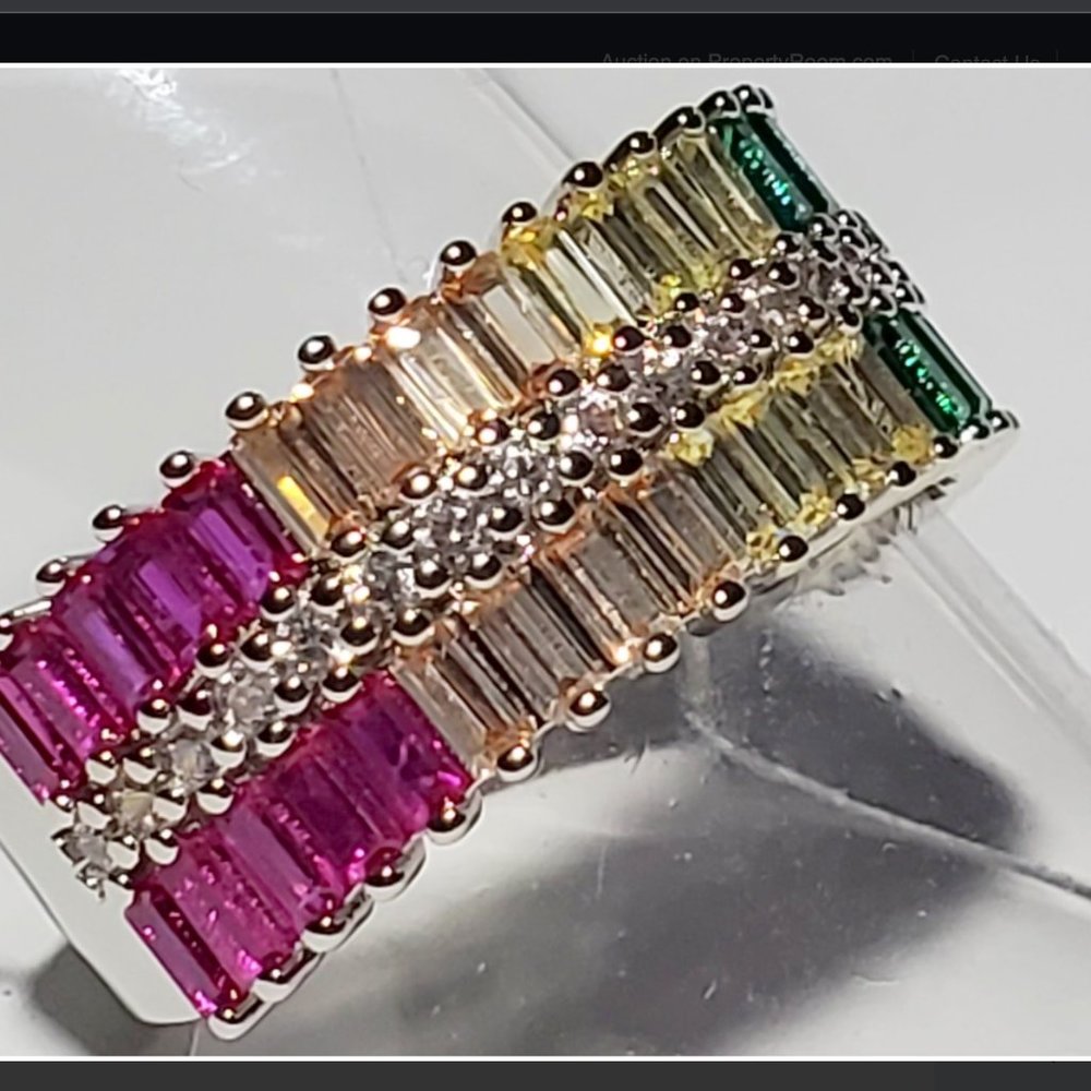 Unusually Glorious Rainbow Multi-Colored Sapphire… - image 7